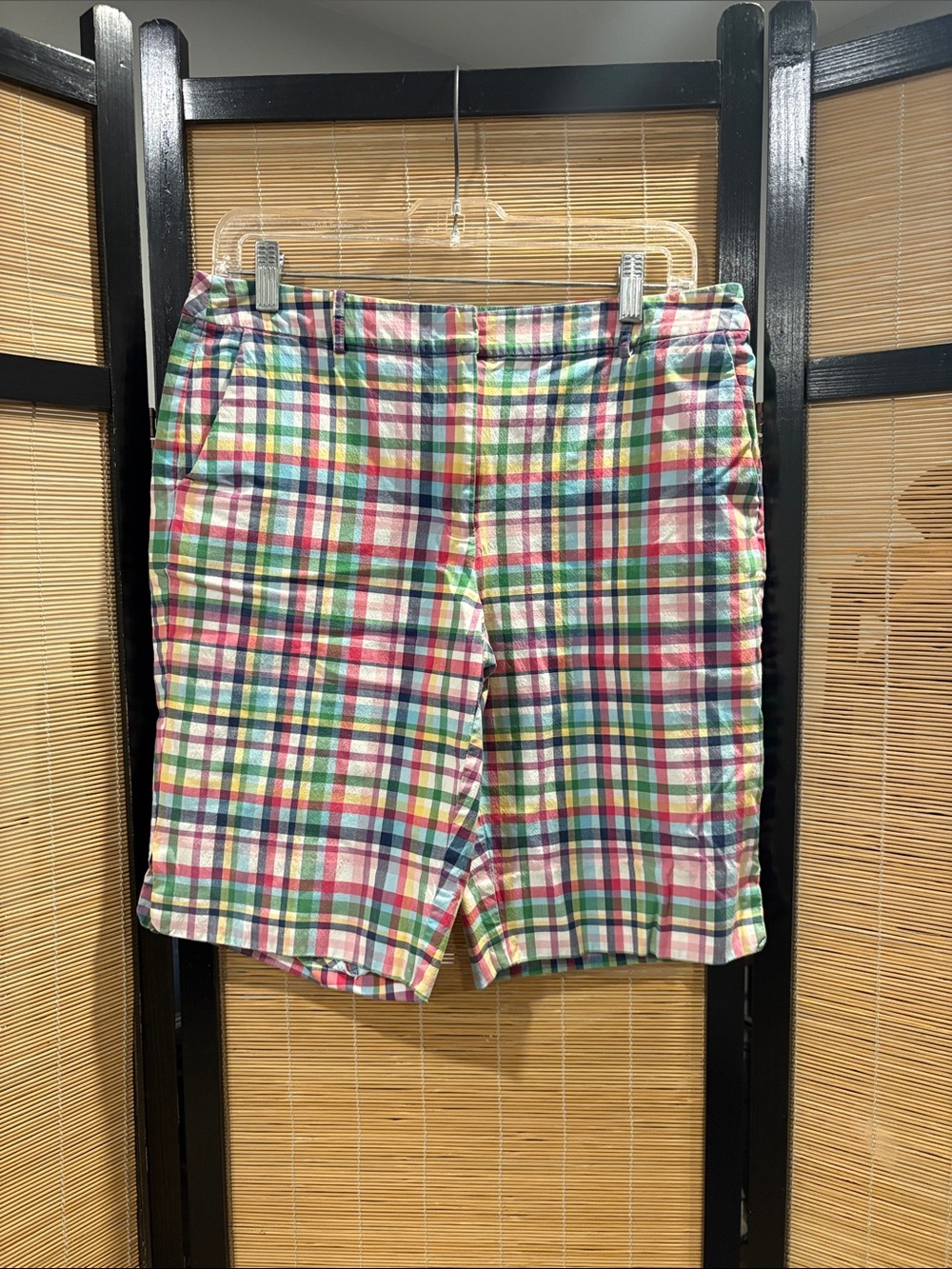 Multi-Color Plaid golf Shorts